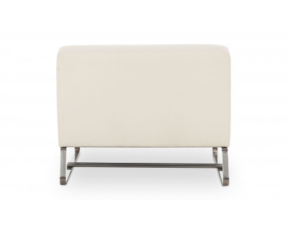 Moe's Jules Modern Outdoor Accent Chair - Off White