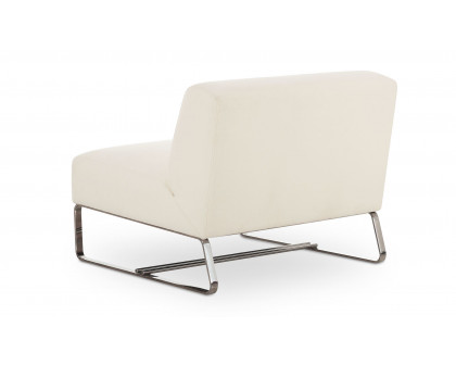 Moe's Jules Modern Outdoor Accent Chair - Off White