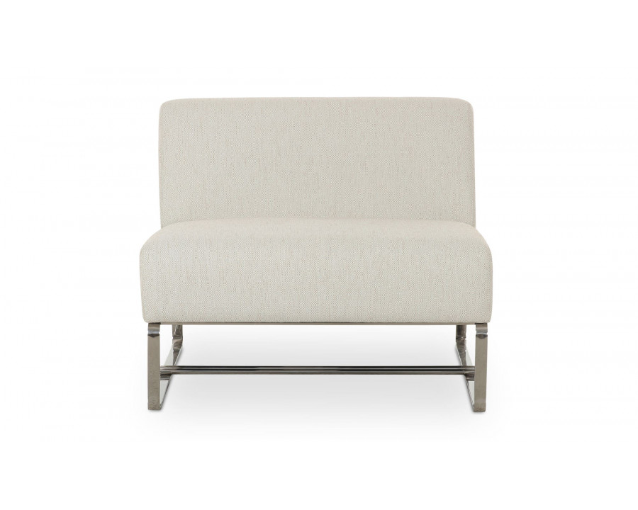 Moe's Jules Modern Outdoor Accent Chair - Fleched Beige