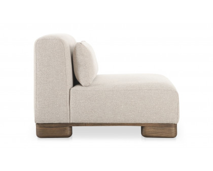 Moe's - June Rustic Slipper Chair in Oatmeal