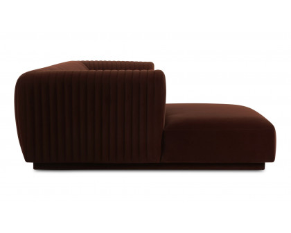 Moe's Zandro Contemporary Left Arm Sectional - Warm Brown