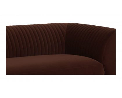 Moe's Zandro Contemporary Left Arm Sectional - Warm Brown