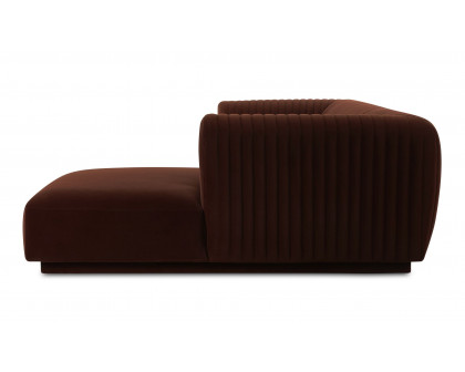 Moe's Zandro Contemporary Right Arm Sectional - Warm Brown