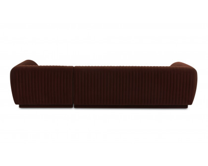 Moe's Zandro Contemporary Right Arm Sectional - Warm Brown