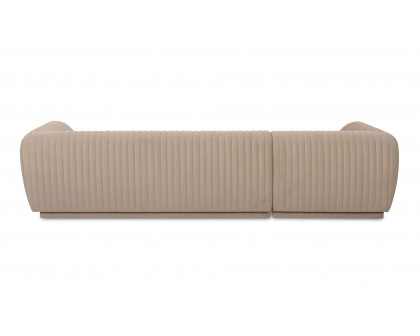 Moe's Zandro Contemporary Left Arm Sectional - Beige