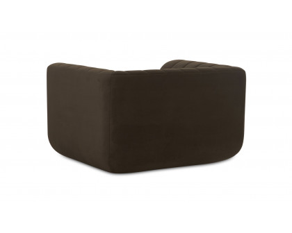 Moe's Rosy Contemporary Lounge Chair - Dark Brown