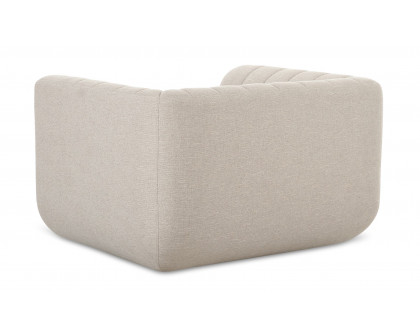 Moe's Rosy Contemporary Lounge Chair - Oatmeal