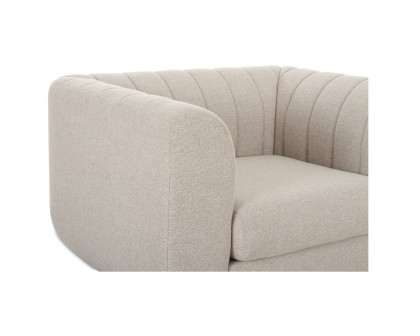 Moe's Rosy Contemporary Lounge Chair - Oatmeal