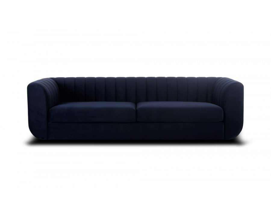 Moe's Rosy Contemporary Sofa - Deep Blue