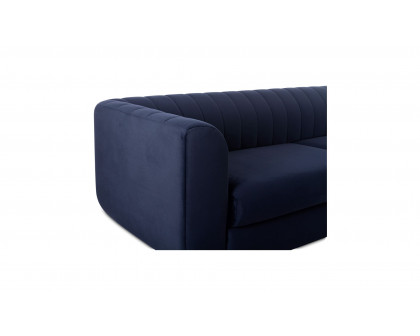 Moe's Rosy Contemporary Sofa - Deep Blue