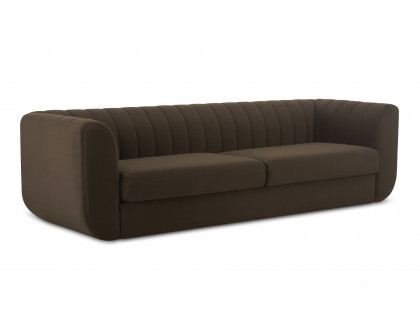 Moe's Rosy Contemporary Sofa - Dark Brown