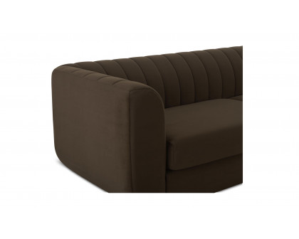 Moe's Rosy Contemporary Sofa - Dark Brown