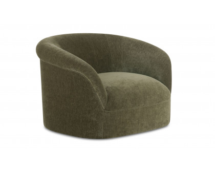 Moe's Thora Contemporary Lounge Chair - Dark Green