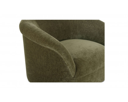 Moe's Thora Contemporary Lounge Chair - Dark Green