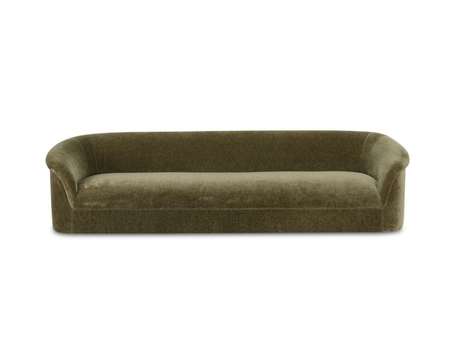 Moe's Thora Contemporary Sofa - Dark Green