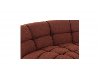 Moe's Roman Contemporary Sectional - Rust