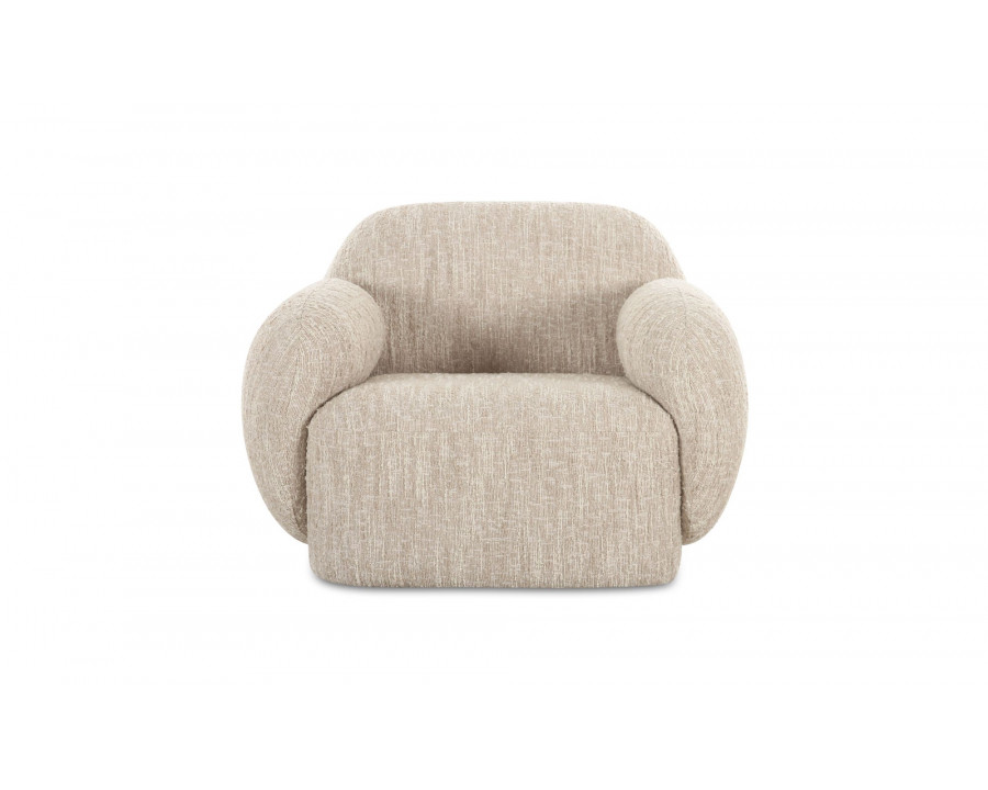 Moe's Hazel Contemporary Lounge Chair - Off White