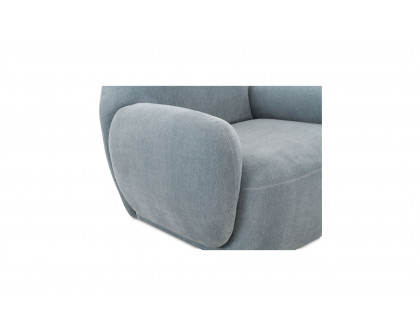 Moe's Hazel Contemporary Lounge Chair - Light Blue