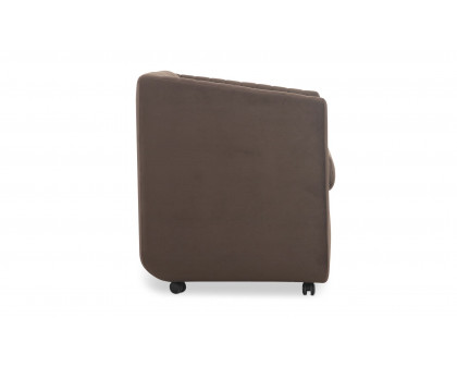 Moe's Jane Contemporary Dining Chair - Brown Velvet