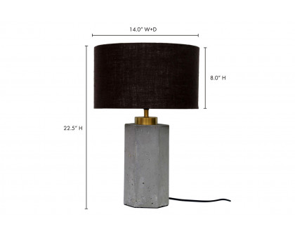 Moe's - Pantheon Table Lamp in Gray