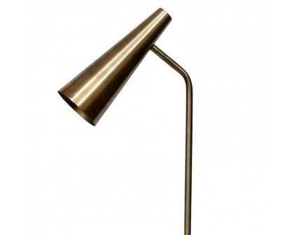 Moe's Trumpet Floor Lamp - Brass