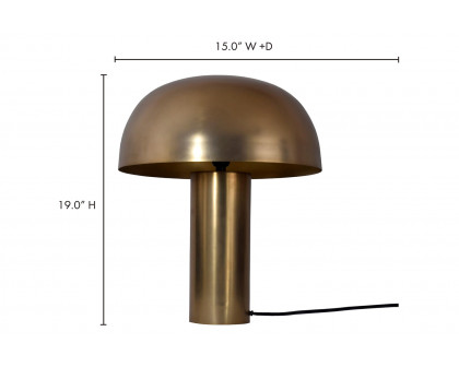 Moe's Nanu Table Lamp - Brass