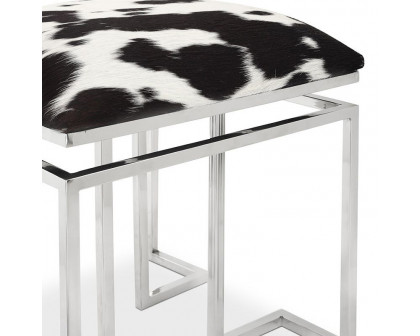 Moe's Appa Stool Square - White