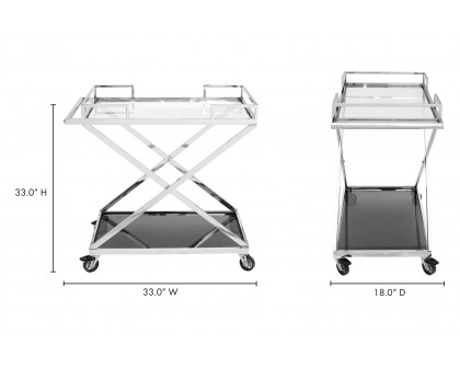 Moe's - Moetini Bar Cart in Gray