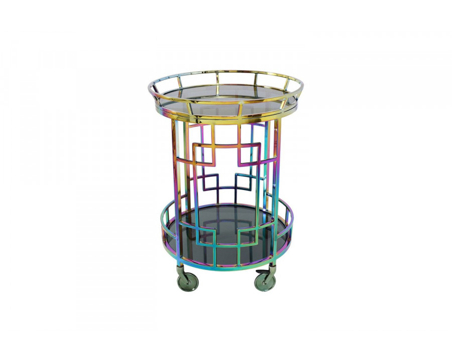 Moe's - Moonbow Contemporary Bar Cart in Multi