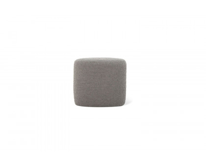 Moe's Ling Modern Small Ottoman - Charcoal