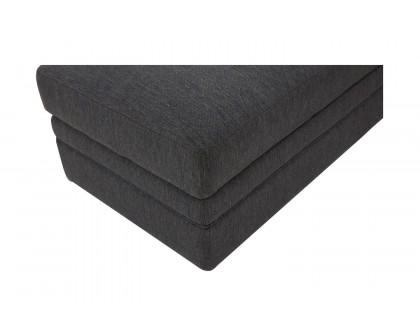 Moe's Malin Modern Ottoman with Storage - Charcoal