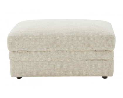 Moe's Malin Modern Ottoman with Storage - Beige