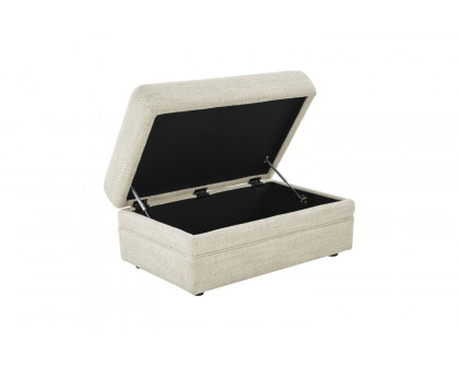 Moe's Malin Modern Ottoman with Storage - Beige