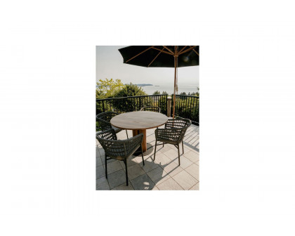 Moe's - Tori Modern Outdoor Dining Chair Set of 2 in Granite