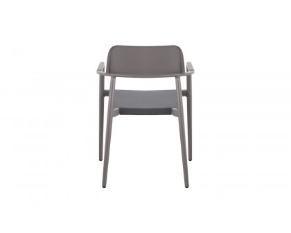 Moe's Ione Modern Outdoor Dining Chair Set of 2 - Gray