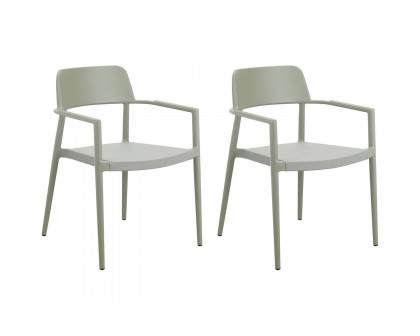 Moe's - Ione Modern Outdoor Dining Chair Set of 2