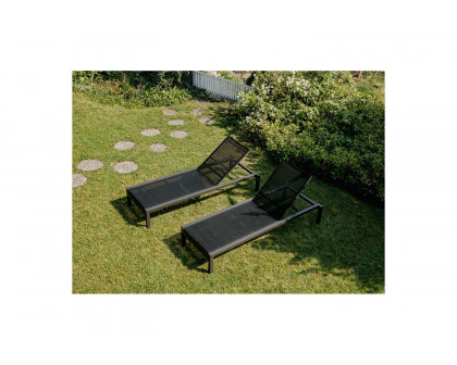 Moe's - Pascoe Modern Outdoor Lounge Chair Set of 2