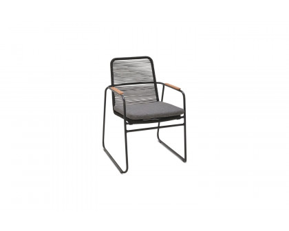 Moe's - Aether Modern Dining Chair Set of 2 in Charcoal Gray