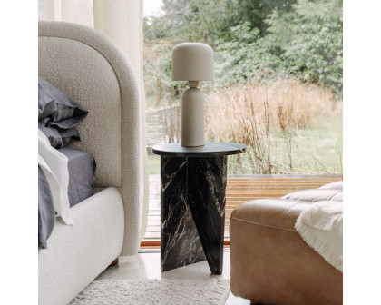 Moe's Grace Accent Table - Black Marble