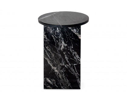 Moe's Grace Accent Table - Black Marble