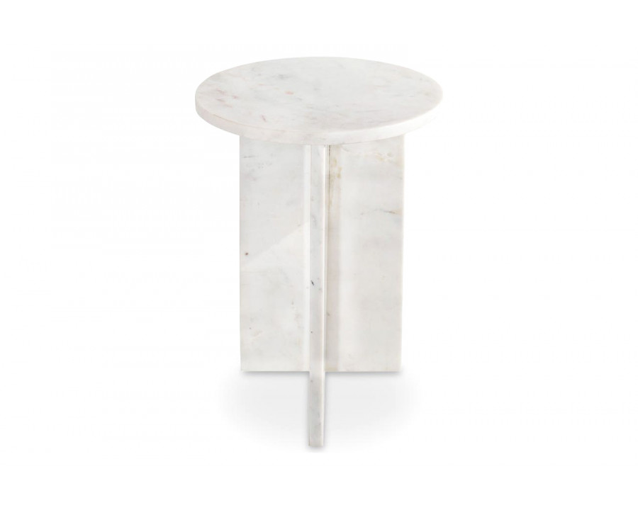 Moe's Grace Accent Table - White