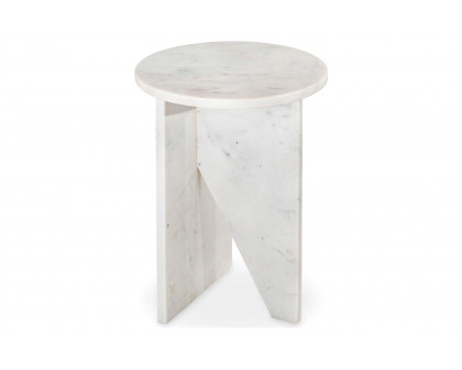 Moe's Grace Accent Table - White