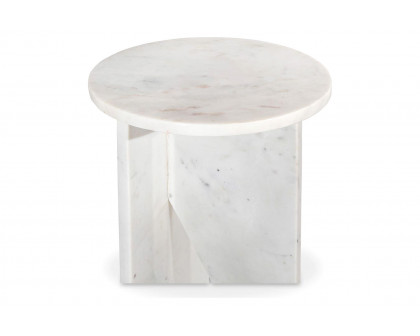 Moe's Grace Accent Table - White