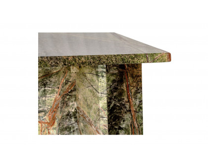 Moe's Blair Contemporary Accent Table - Rainforest Green Marble