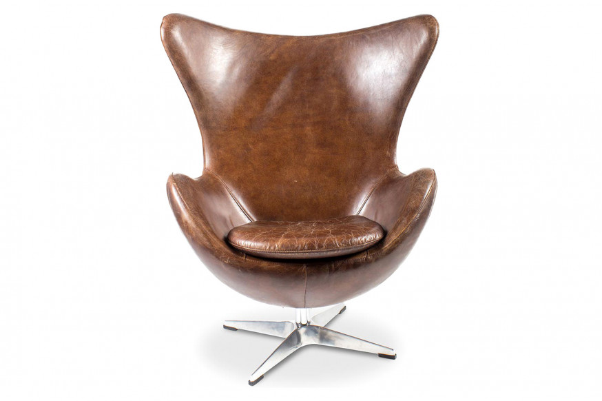 Moe's™ St Anne Swivel Club Chair - Brown