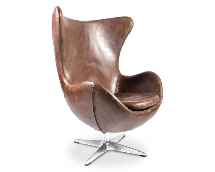 Moe's™ St Anne Swivel Club Chair - Brown