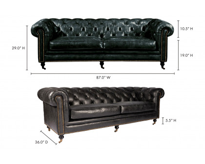 Moe's Birmingham Sofa - Black