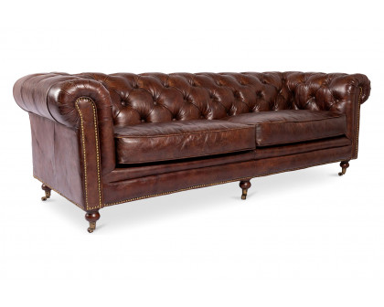 Moe's Birmingham Sofa - Dark Brown