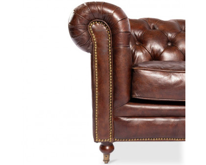 Moe's Birmingham Sofa - Dark Brown