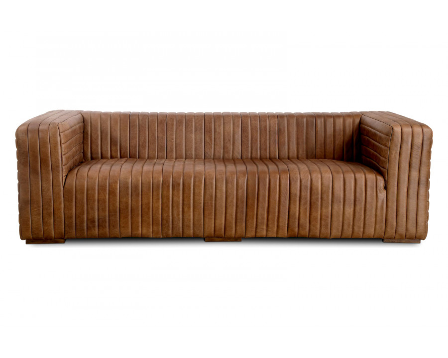 Moe's Castle Sofa - Light Brown